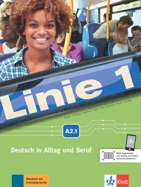 Dengler / Hoffmann / Kaufmann |  Linie 1 A2.1. Kurs- und Übungsbuch mit DVD-ROM | Buch |  Sack Fachmedien