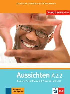 Jentges / Klötzer / Lundquist-Mog |  Aussichten. Teilband A2.2: Kurs- und Arbeits-/Materialienbuch mit 2 Audio-CDs und DVD | Buch |  Sack Fachmedien