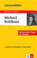 Kleist / Gräff |  Lektürehilfen Michael Kohlhaas | Buch |  Sack Fachmedien