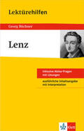 Büchner |  Klett Lektürehilfen Georg Büchner "Lenz" | Buch |  Sack Fachmedien