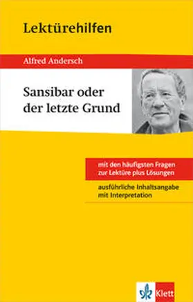 Andersch / Gräff |  Klett Lektürehilfen Alfred Andersch "Sansibar oder der letzte Grund" | Buch |  Sack Fachmedien