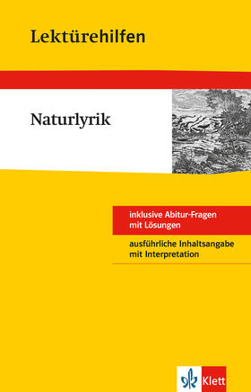 Krause | Klett Lektürehilfen - Naturlyrik | E-Book | sack.de