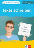 10-Minuten-Training Texte schreiben. Deutsch 5./6. Klasse | Buch |  Sack Fachmedien