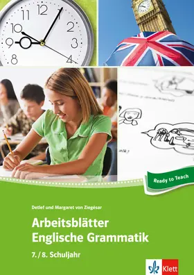 Ziegesar / von Ziegésar |  Arbeitsblätter Englisch. Englische Grammatik 7./8. Schuljahr | Buch |  Sack Fachmedien