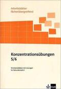 Stephan |  Konzentrationsübungen 5/6. 78 Arbeitsblätter mit Denk-, Sprach-, Seh- und Zählübungen | Buch |  Sack Fachmedien