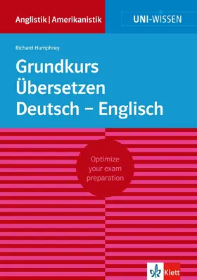 Humphrey |  Uni-Wissen Grundkurs Übersetzen Deutsch - Englisch | eBook | Sack Fachmedien