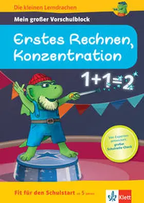  Die kleinen Lerndrachen: Fit für den Schulstart: Mein großer Vorschulblock Erstes Rechnen, Konzentration | Buch |  Sack Fachmedien