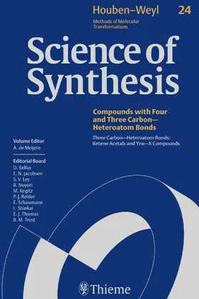 de Meijere |  Science of Synthesis: Houben-Weyl Methods of Molecular Transformations  Vol. 24 | Buch |  Sack Fachmedien