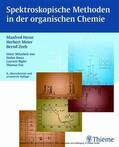Hesse / Meier |  Spektroskopische Methoden in der organischen Chemie, 8. überarb. Auflage 2011 | eBook | Sack Fachmedien