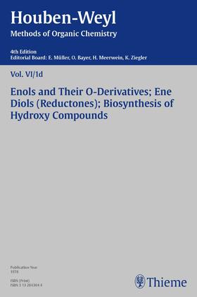 Barton / Beier / Drawert | Houben-Weyl Methods of Organic Chemistry Vol. VI/1d, 4th Edition | E-Book | sack.de