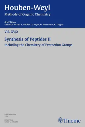 Müller / Müller-Dolezal / Stoltz |  Houben-Weyl Methods of Organic Chemistry Vol. XV/2, 4th Edition | eBook | Sack Fachmedien