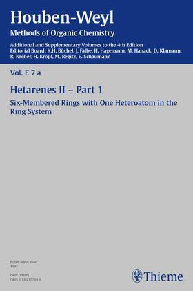 Andreae / Büchel / Czerney |  Houben-Weyl Methods of Organic Chemistry Vol. E 7a, 4th Edition Supplement | eBook | Sack Fachmedien