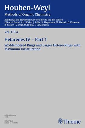 Angerhöfer / Dehne / Klar |  Houben-Weyl Methods of Organic Chemistry Vol. E 9a, 4th Edition Supplement | eBook | Sack Fachmedien