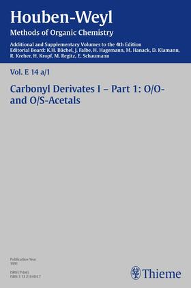 Büchel / Falbe / Hagemann |  Houben-Weyl Methods of Organic Chemistry Vol. E 14a/1, 4th Edition Supplement | eBook | Sack Fachmedien