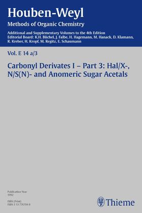 Büchel / Ellinghaus / Falbe |  Houben-Weyl Methods of Organic Chemistry Vol. E 14a/3, 4th Edition Supplement | eBook | Sack Fachmedien