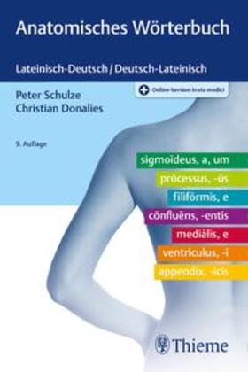 Donalies / Schulze | Anatomisches Wörterbuch | Buch | 978-3-13-220026-5 | sack.de