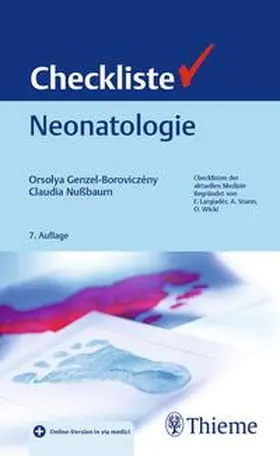 Genzel-Boroviczény / Nußbaum | Checkliste Neonatologie | Medienkombination | 978-3-13-244225-2 | sack.de