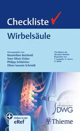 Reinhold / Eicker / Schleicher |  Checkliste Wirbelsäule | Buch |  Sack Fachmedien
