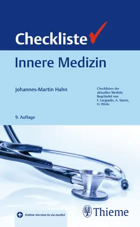 Hahn | Checkliste Innere Medizin | Medienkombination | 978-3-13-244480-5 | sack.de