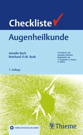 Burk |  Checkliste Augenheilkunde | Buch |  Sack Fachmedien