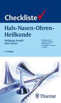 Arnold / Ganzer |  Checkliste Hals-Nasen-Ohren-Heilkunde | Buch |  Sack Fachmedien