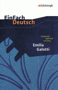 Heider / Diekhans / Lessing |  Emilia Galotti: Ein Trauerspiel in fünf Aufzügen. EinFach Deutsch Textausgaben | Buch |  Sack Fachmedien