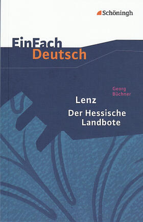 Kroemer |  Lenz. Der Hessische Landbote. EinFach Deutsch Textausgaben. | Buch |  Sack Fachmedien