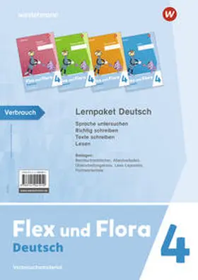 Pistor / Schnepf-Rimsa |  Flex und Flora 4. Lernpaket Deutsch (Druckschrift) Verbrauchsmaterial | Buch |  Sack Fachmedien