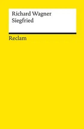 Wagner / Voss |  Siegfried. Zweiter Tag. Der Ring des Nibelungen | Buch |  Sack Fachmedien