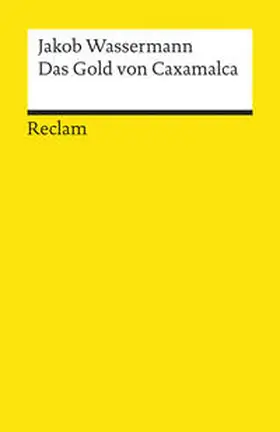 Wassermann |  Das Gold von Caxamalca. Erzählung | Buch |  Sack Fachmedien