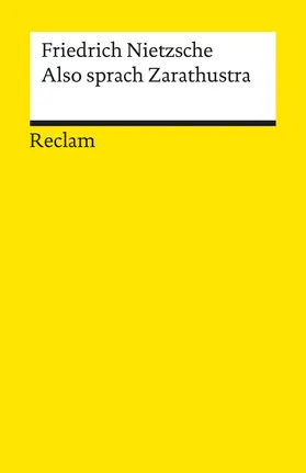 Nietzsche |  Also sprach Zarathustra | Buch |  Sack Fachmedien