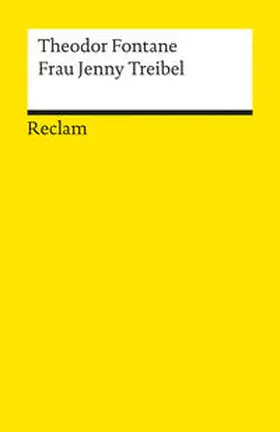 Fontane | Frau Jenny Treibel | Buch | 978-3-15-007635-4 | www.sack.de
