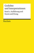 Richter |  Gedichte und Interpretationen 2. Aufklärung und Sturm und Drang | Buch |  Sack Fachmedien