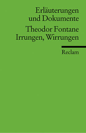 Betz / Fontane |  Irrungen, Wirrungen. Erläuterungen und Dokumente | Buch |  Sack Fachmedien