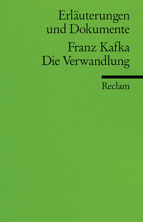 Beicken / Kafka |  Erläuterungen und Dokumente zu Franz Kafka: Die Verwandlung | Buch |  Sack Fachmedien