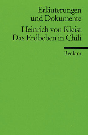 Appeld / Grathoff / Kleist |  Das Erdbeben in Chili. Erläuterungen und Dokumente | Buch |  Sack Fachmedien