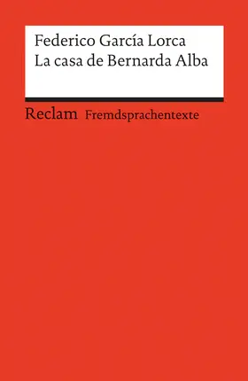 Garcia Lorca / García Lorca / Völpel |  La casa de Bernarda Alba | Buch |  Sack Fachmedien