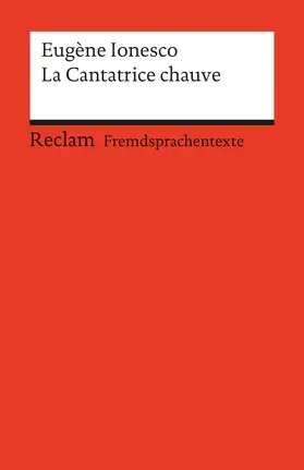 Ionesco |  La Cantatrice chauve | Buch |  Sack Fachmedien