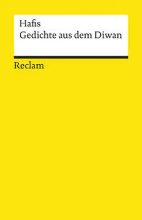 Hafis / Bürgel |  Gedichte aus dem Diwan | Buch |  Sack Fachmedien