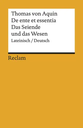 Beeretz |  De ente et essentia / Das Seiende und das Wesen | Buch |  Sack Fachmedien