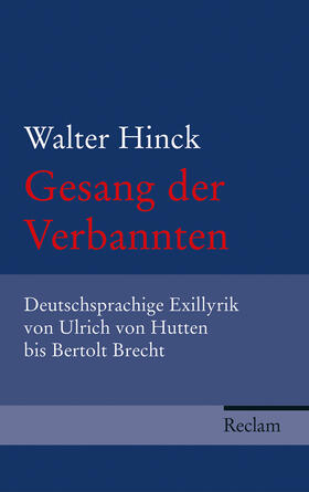 Hinck |  Gesang der Verbannten | Buch |  Sack Fachmedien