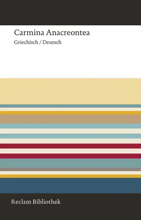 Baumbach / Bär / Dümmler |  Carmina Anacreontea | Buch |  Sack Fachmedien