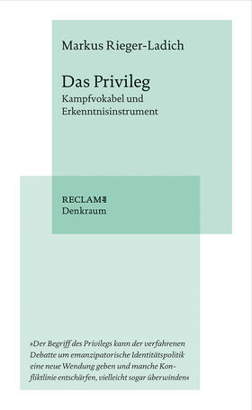Rieger-Ladich | Das Privileg | Buch | 978-3-15-011409-4 | sack.de