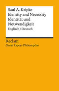 Kripke / Hörzer |  Identity and Necessity / Identität und Notwendigkeit | Buch |  Sack Fachmedien