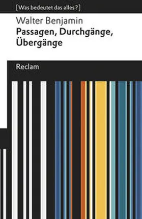 Benjamin / Sprondel | Passagen, Durchgänge, Übergänge. Eine Auswahl | Buch | 978-3-15-014046-8 | www.sack.de