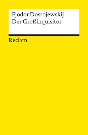 Dostojewskij / Dostoevskij |  Der Großinquisitor | Buch |  Sack Fachmedien