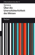 Seneca / Krapinger |  Über die Unerschütterlichkeit des Weisen | Buch |  Sack Fachmedien