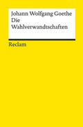 Goethe |  Die Wahlverwandtschaften | Buch |  Sack Fachmedien