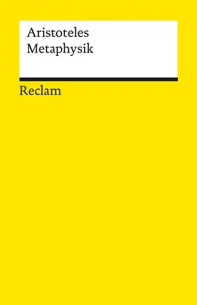 Aristoteles / Detel / Schwarz |  Metaphysik. Schriften zur Ersten Philosophie | Buch |  Sack Fachmedien