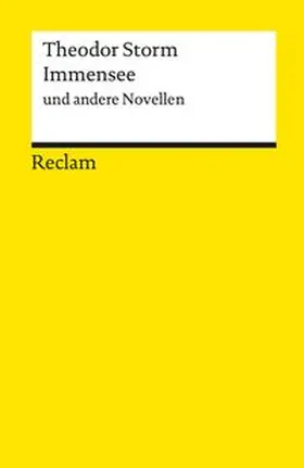 Storm | Immensee und andere Novellen | Buch | 978-3-15-014327-8 | www.sack.de